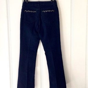 LAURA ASHLEY EMBELLISHED JEANS